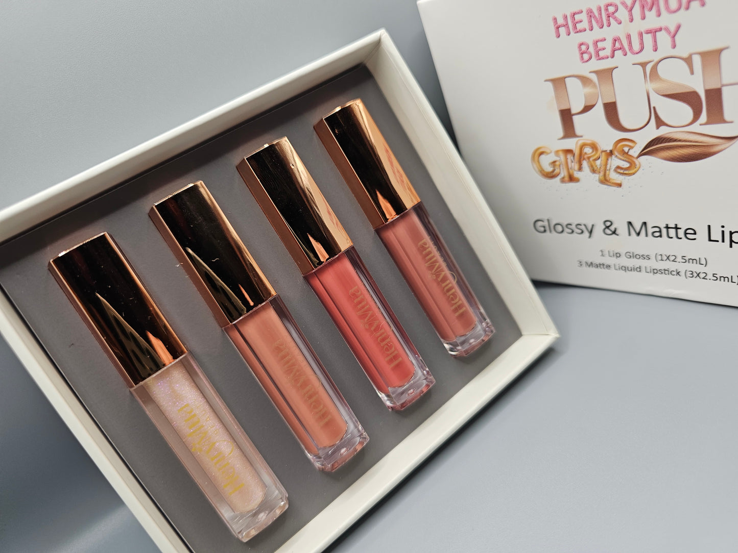 Set de mini labiales mate