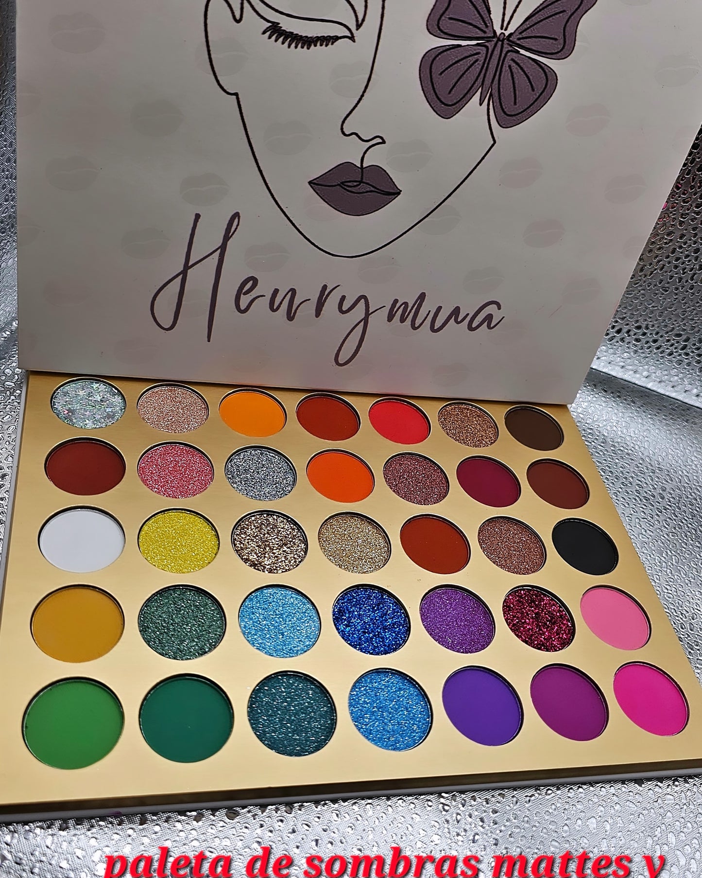 Paleta de sombras Henrymua 35 colores