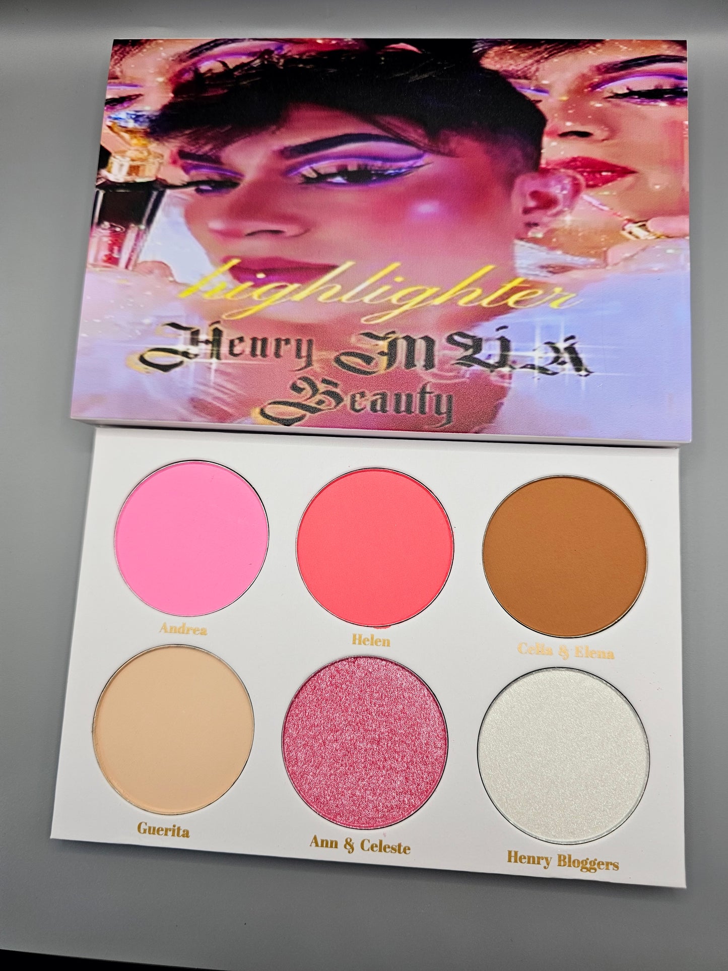 Paleta de rostro   y hiluminadores