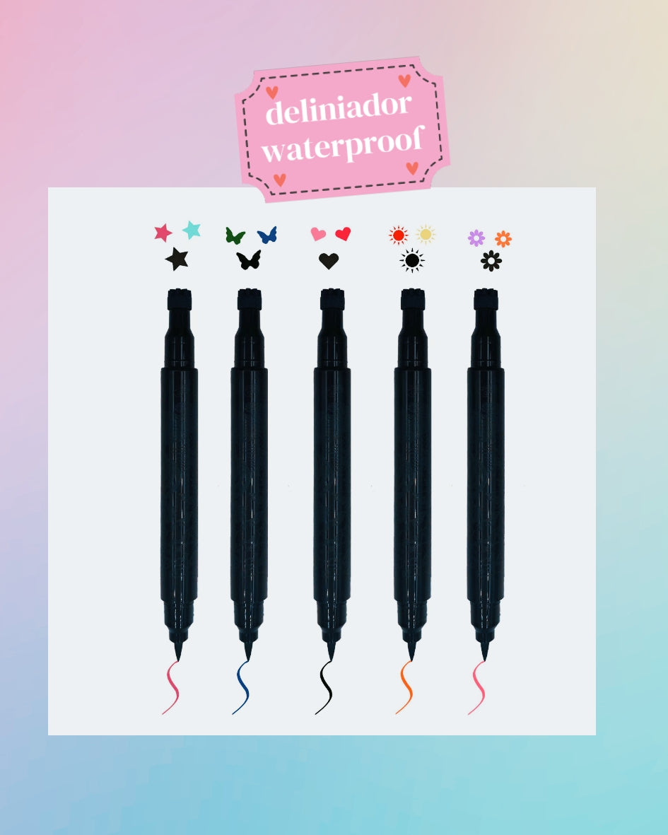 double tip Purple eyeliner